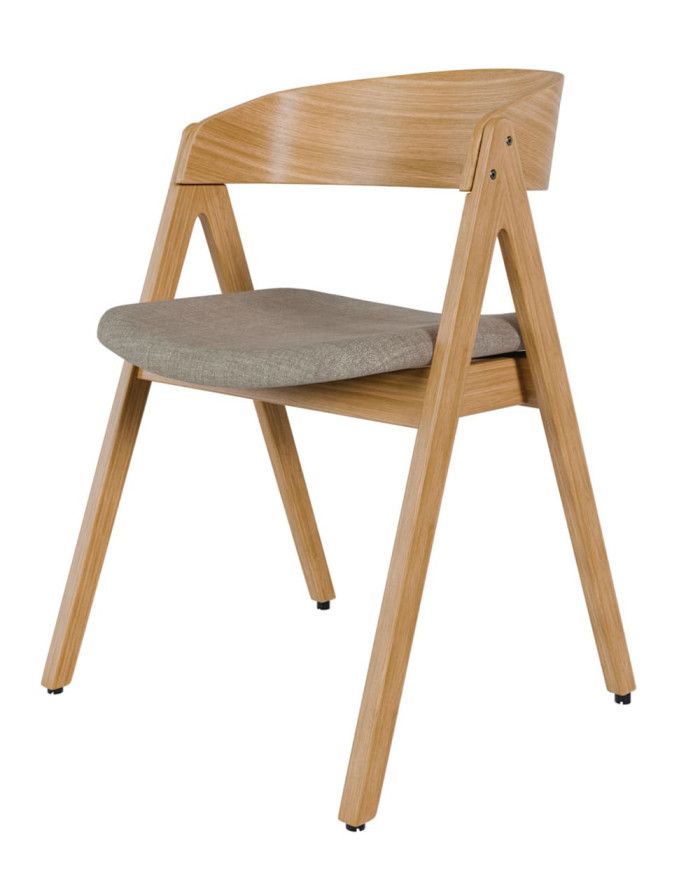 Silla madera roble gris INNA Silla madera roble gris INNA