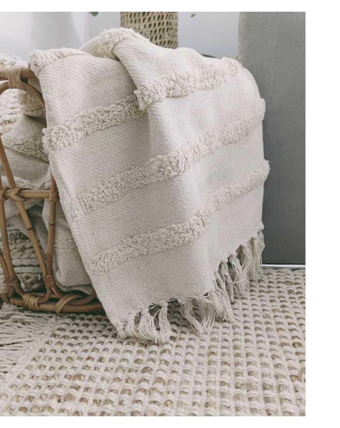 Plaid algodón natural LOVY