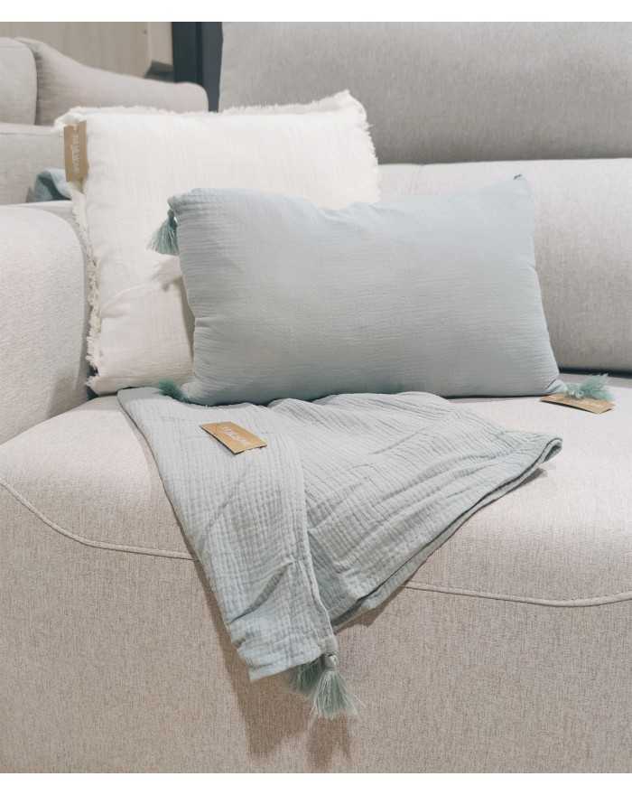 Cojín menta 50x30 COTTON Cojín algodón menta Cotton (30x50)